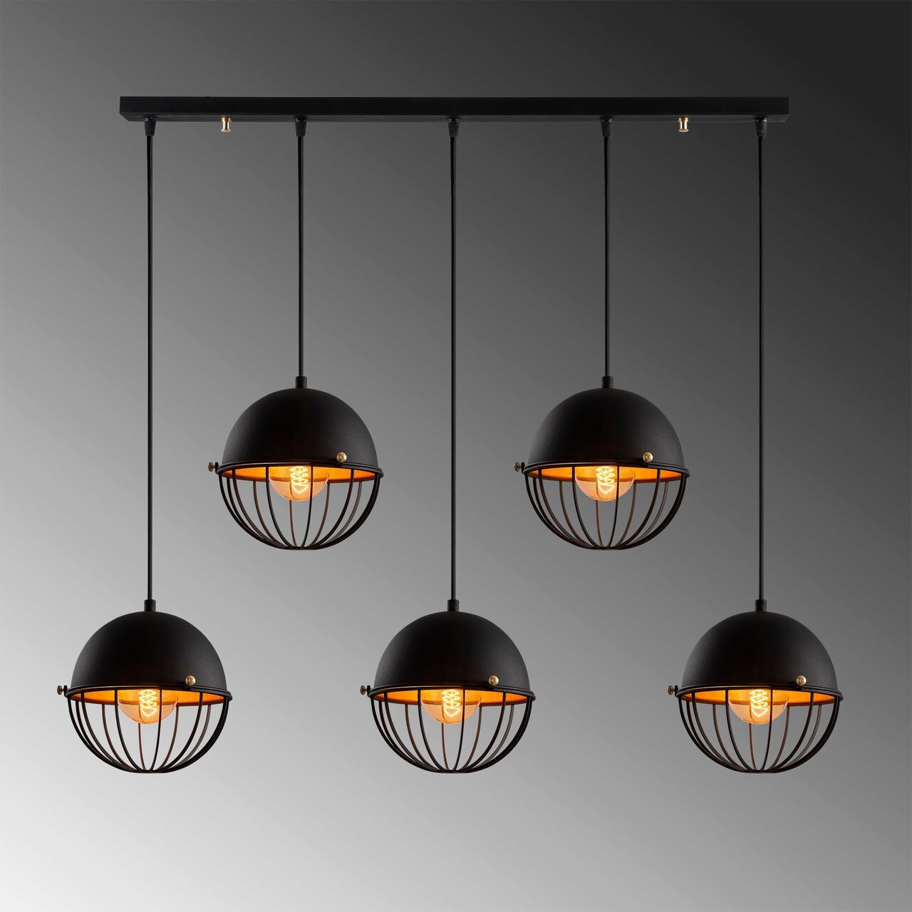 Lustra, Alby, 527ABY1743, Metal, Negru - 2 | YEO