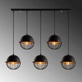 Lustra, Alby, 527ABY1743, Metal, Negru