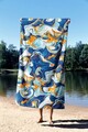 Prosop de plaja, Astacura, Liquid Marble 70, 70x130 cm, 70% poliester/30% poliamida, Multicolor