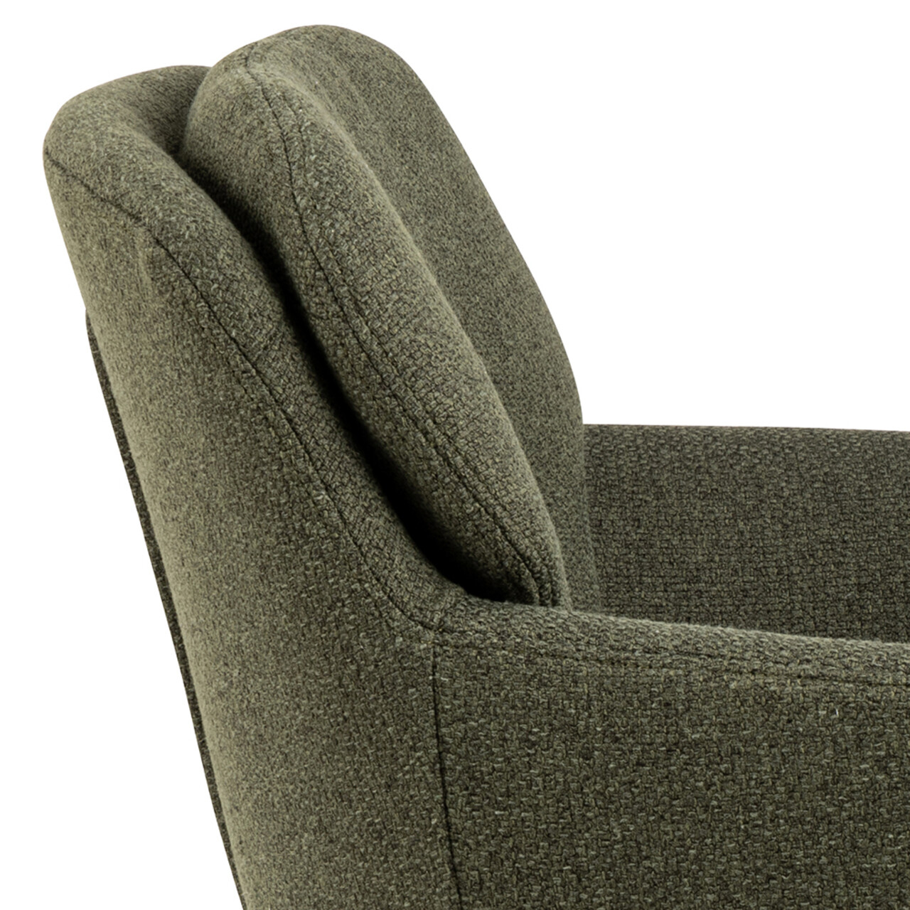 Scaun Dora, Actona, 58x59x84 cm, tesatura structurata/otel, verde - view 8