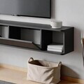 Comoda TV, Hanah Home, Twist, 160x29x29 cm, Antracit