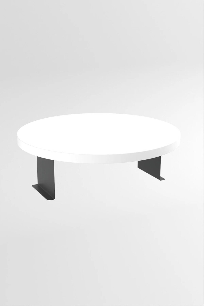Masuta pentru cotiera canapea, Hanah Home, Artmtksofa1, 32x10x32 cm, Alb - view 4