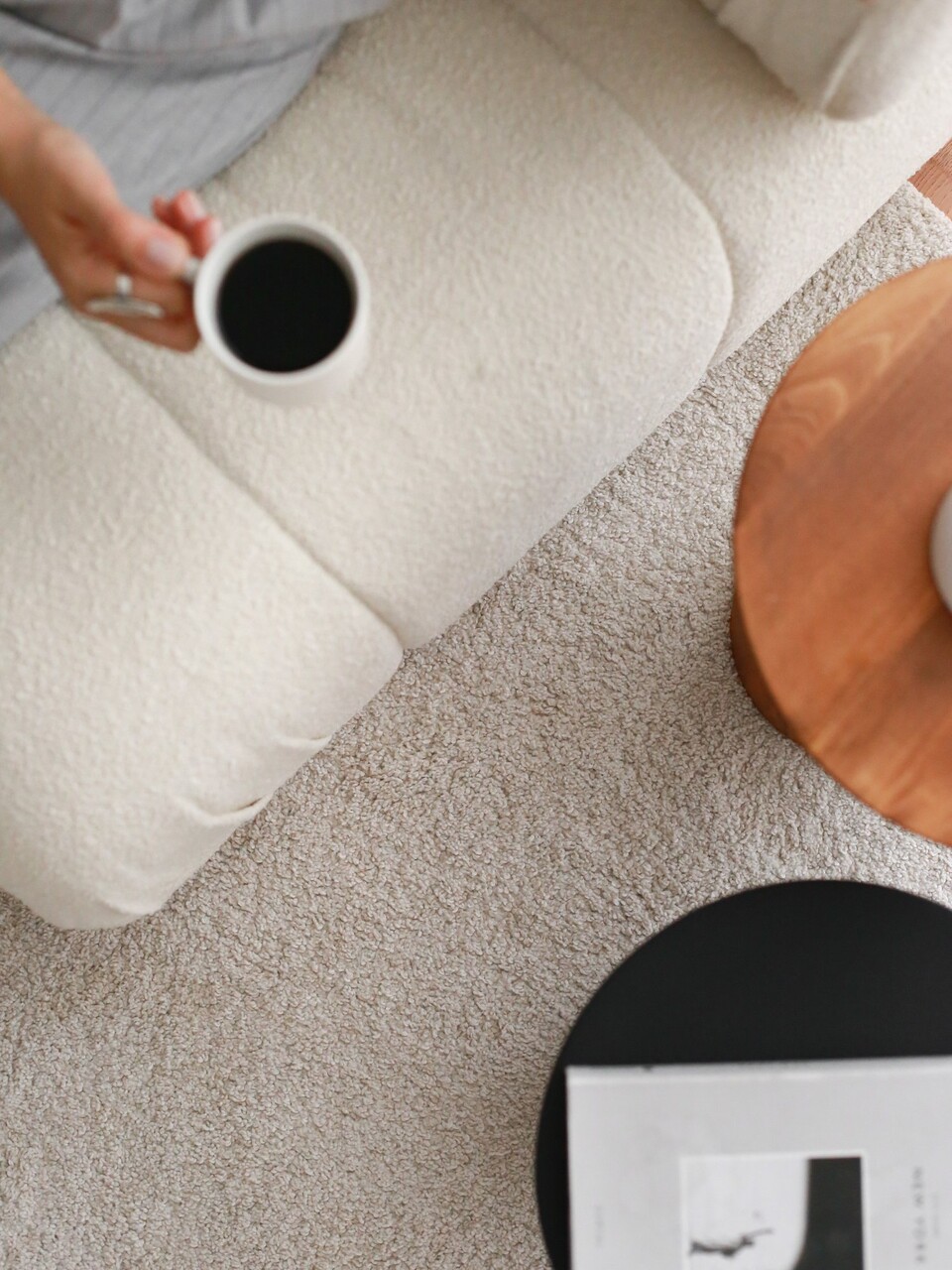 Canapea 3 locuri, Atelier del Sofa, 383EVN1249, Alb - imagine 8