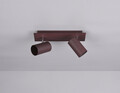 Plafoniera Marley, TRIO, 30x9x15 cm, 35W, 2x GU10, metal, maro