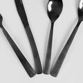 Set tacamuri pentru 6 persoane Streamline, Homla, 24 piese, inox, negru