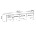 Comoda TV, Inarch, Laris 180, Travertin