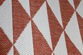 Covor cu doua fete Titor Triangle, Decorino, 160x235 cm, polipropilena, rosu/maro