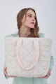 Geanta shopper, Madamra, 21KT12-002 - Cream, textil, crem