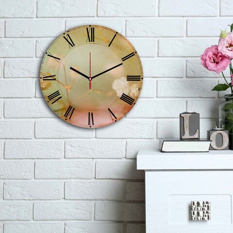 Ceas de perete, 3030ms-041, mdf, ø30 cm, multicolor