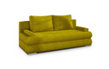 Canapea extensibila 3 locuri ELTAP, Milo, 213x95x90 cm, lemn/poliester, mustar