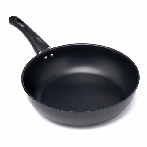 Tigaie delis, vanora home, 24 x 6.5 cm, otel carbon, negru