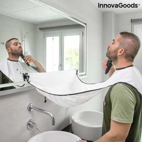 Pelerina pentru tuns barba, bibdy innovagoods, 123x78 cm