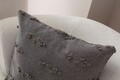 Husa de perna, Tuffet, 43x43 cm, Material: 100% POLIESTER, Gri