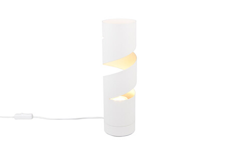 Lampa de masa Stream, TRIO, 12x35 cm, 10W, 1x GU10, metal, alb mat