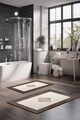 Set covorase de baie, Cartwright, CT-5071, Poliester, Multicolor