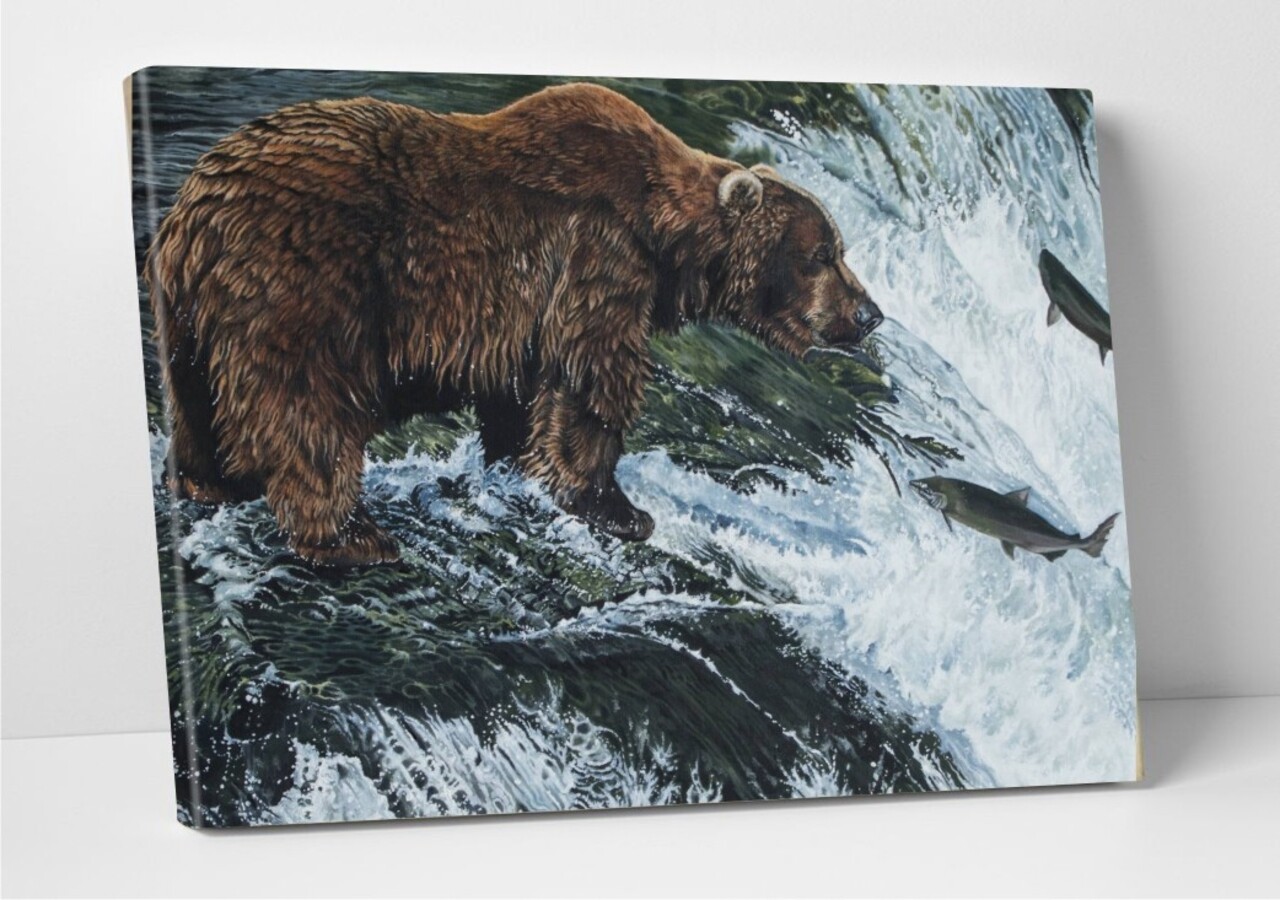 Tablou decorativ Bear, Modacanvas, 50x70 cm, canvas, multicolor
