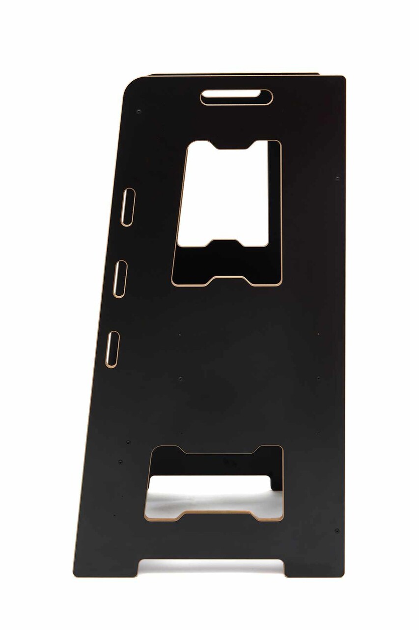 Turn de invatare, Hanah Home, Learning Tower, 40x90x50 cm, Negru - view 4