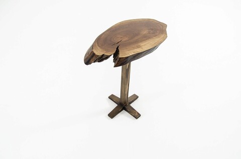 Masuta, massive design, gulu, 50x50x30 cm, nuc