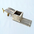 Dispenser bauturi, Evila Originals, DSP005, 32x30x14 cm, Nuc / Aur