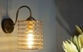 Aplica de perete Elegant C, Mauro Ferretti, 27.5 x 26 cm, 1 x E27, 40W, fier