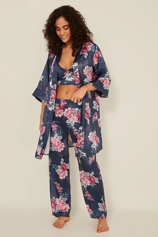 Set pijamale dama, 637BNC1397 – XL, Benicia, Poliester, Albastru indigo Benicia