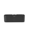Suport baie cu montaj pe bara de dus, Brabantia, Caddy Dark Grey, 24.4x13.3x7.5 cm, polipropilena, gri inchis