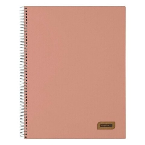 Carnet cu spirala, safta, m064, 21 x 29.7 x 1 cm, hartie, bej