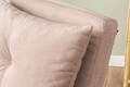 Canapea extensibilă cu 1 loc, Futon, 859FTN2341, Metal , Bej