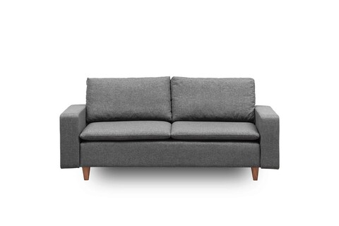 Canapea 2 locuri, futon, 859ftn1277, metal, gri inchis