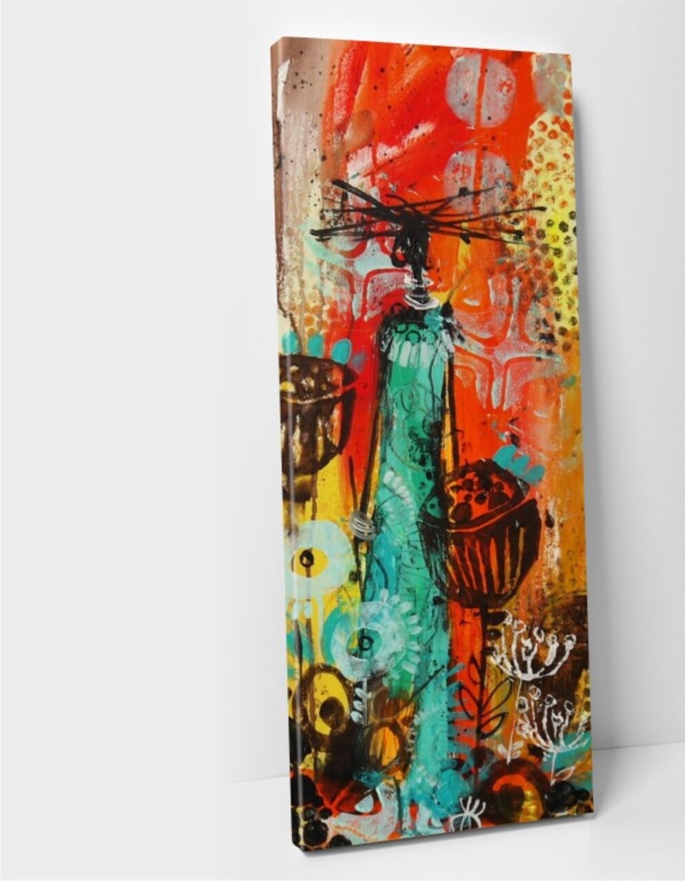 Tablou decorativ Beaux, Modacanvas, 30x90 cm, canvas, multicolor