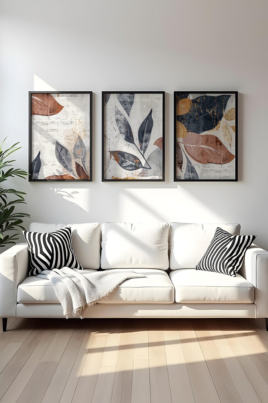 Tablou decorativ, Huhu467S, Lemn masiv, Multicolor