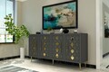 Consola, Olivia, Dome KB150, Antracit / Aur