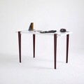 Birou, Logg, Eridanos, 120x75x60 cm, Alb / Burgundia