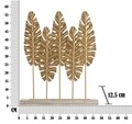 Decoratiune Long Leaf, Mauro Ferretti, 47x10x57.5 cm, fier, auriu