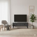 Comoda TV, Hanah Home, Mona 120, 120x40.5x32 cm, PAL , Antracit