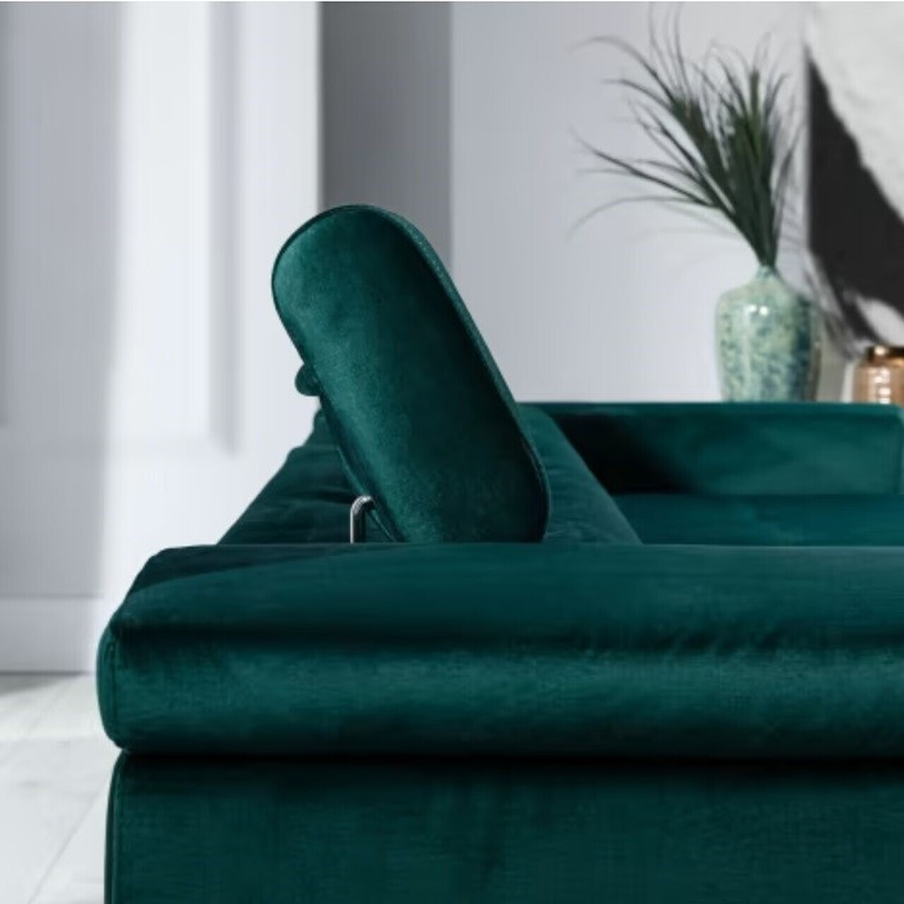 Coltar extensibil dreapta 4 locuri ELTAP, Ric-56, Ricardo, 281x205x88 cm, lemn/poliester, verde inchis - view 9