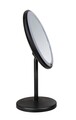 Oglinda cosmetica, Wenko, Onno, 20 x 34 x 13.5 cm, inox/plastic, negru/alb