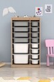 Dulap multifunctional, Estella, Montana Xs 2D4N8U, Gri Sonomo / Alb