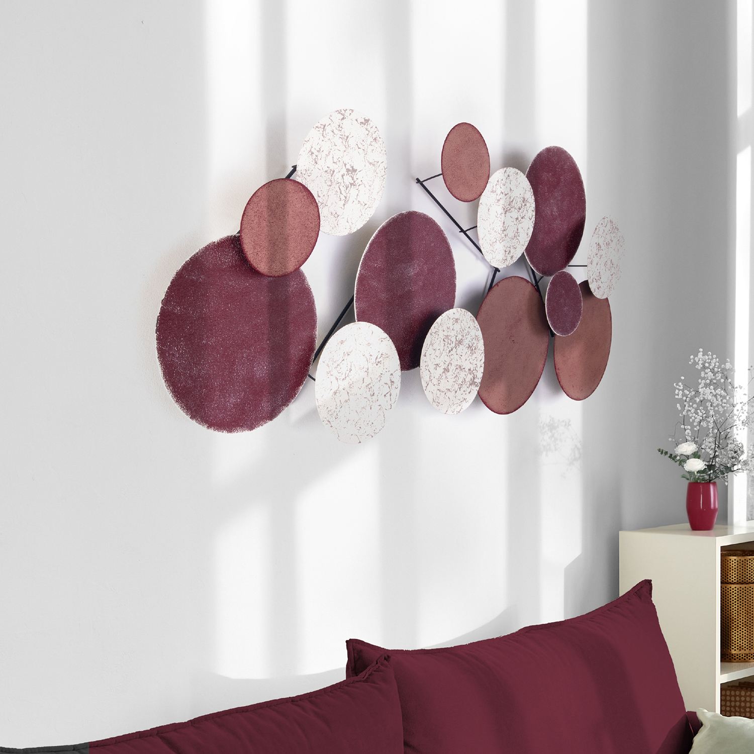 Decoratiune de perete, Wise, Dimensiuni: 100 x 8 x 50 cm, Multicolor