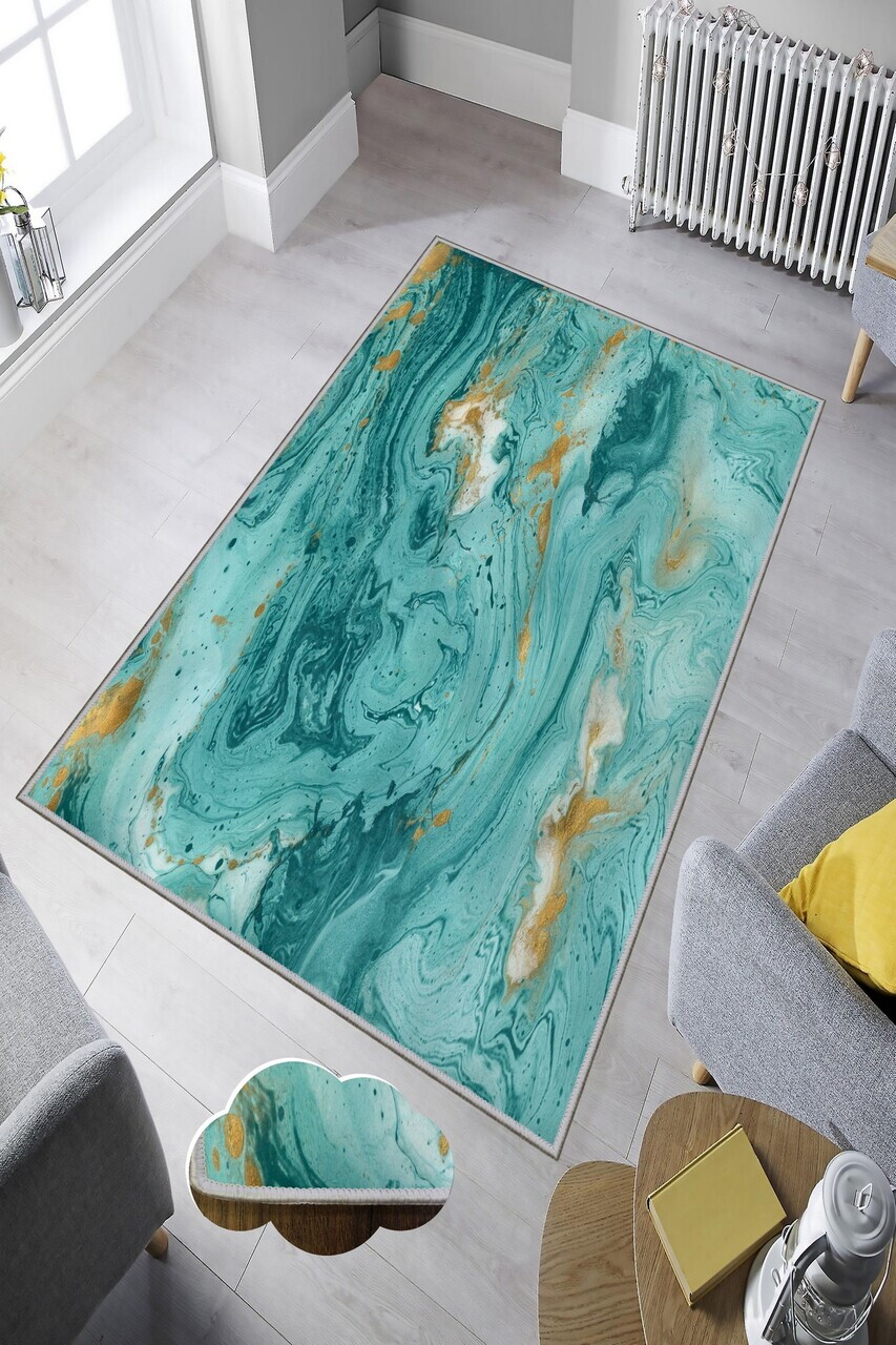 Covor Hmnt126 80x200 cm Poliester Multicolor