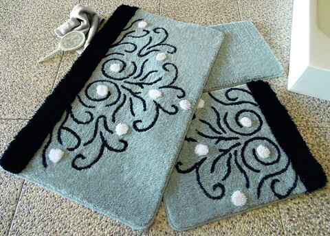 Set covoraș de baie (3 bucăți), Chilai Home by Alessia, Yekta, Acril, Multicolor