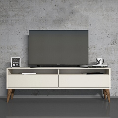 Comoda TV, Hommy Craft, Best 2, 150x30x50 cm, PAL, Crem