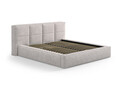 Tablie de pat 160 cm, Micadoni Home, Darren-201, tesatura structurata chenille, bej melange