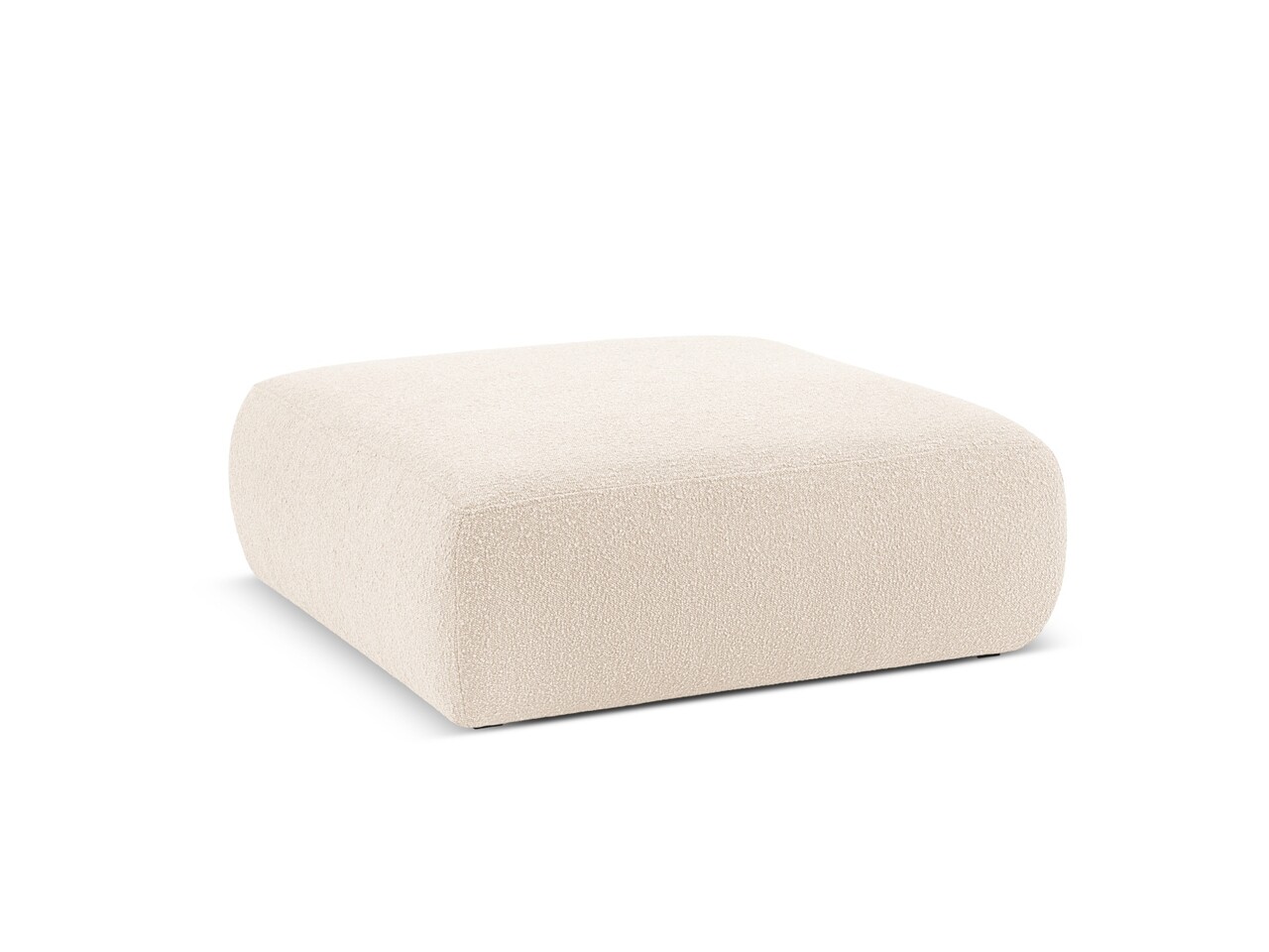 Taburet, Molino-101, Micadoni Home, 100x100x36 cm, tesatura boucle, bej - 2 | YEO