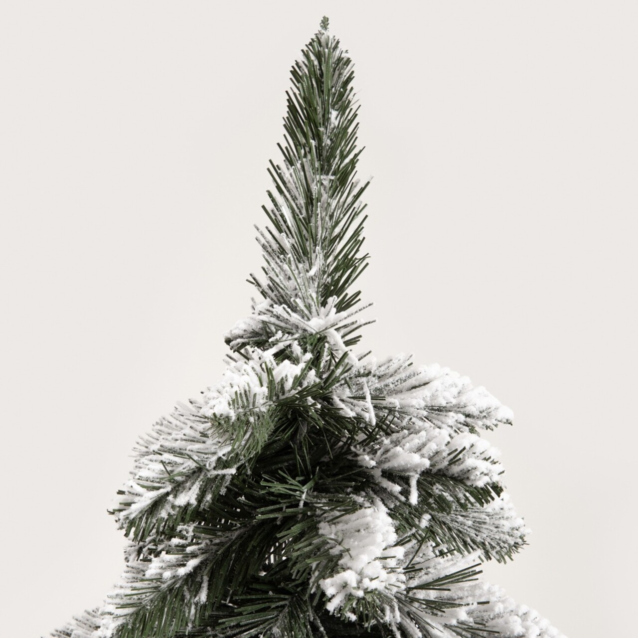 Brad artificial Dula, Homla, 80 cm, plastic, verde/alb — imaginea 2