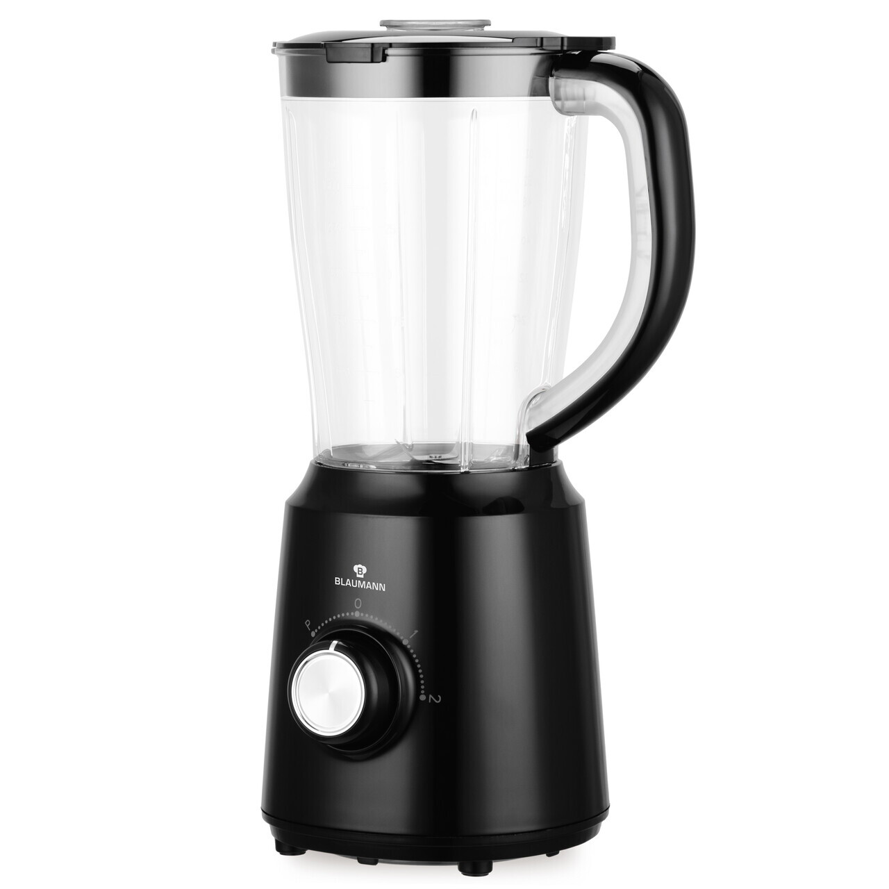 Blender de masa Blaumann, Black Silver, 500W, 1.5 L, plastic/inox, negru/transparent - view 4