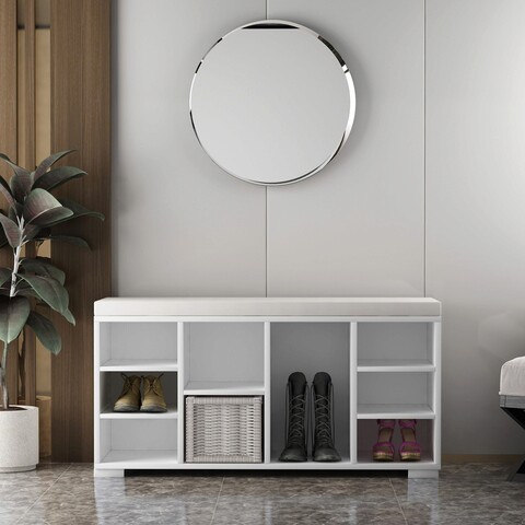 Pantofar, olivia, babil, 110x57.8x35 cm, pal , alb