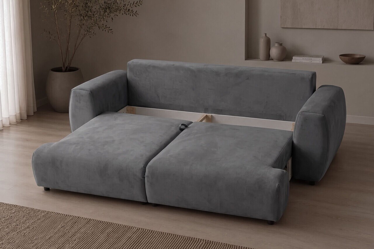 Canapea 3 locuri, Atelier del Sofa, 560ARE5319, Gri — imaginea 3