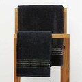 Prosop de baie Duke, Homla, 70x130 cm, bumbac, negru