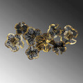 Decoratiune de perete, Shouguang, Metal, 104 x 70 x 10 cm, Negru